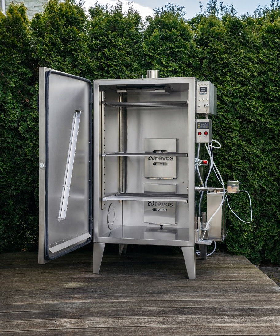Komora wędzarnicza DREVOS Smoke Chamber 50: panel sterowania, regulator PID