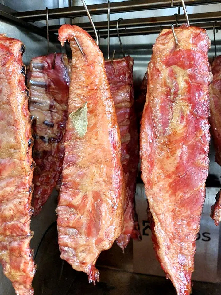 Bauchspeck und Bacon — Heißräuchern, Räucherofen DREVOS Classic