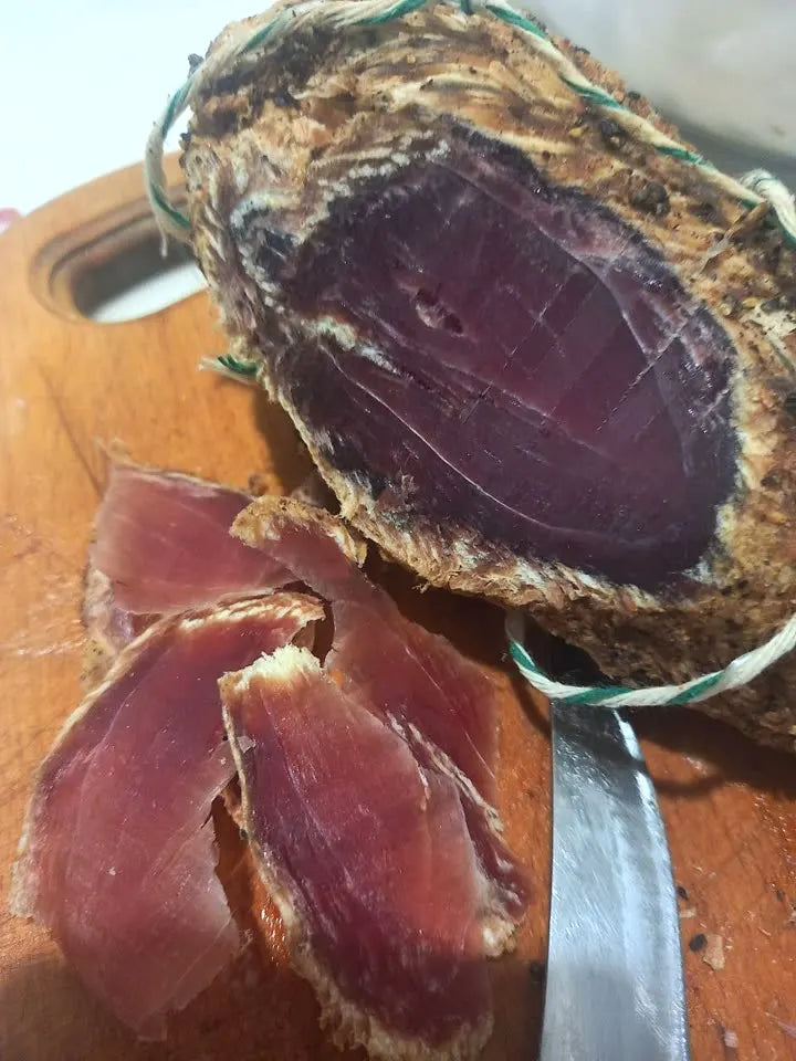 Schinken mit Käse – in Scheiben, Räucherofen DREVOS Classic PRO