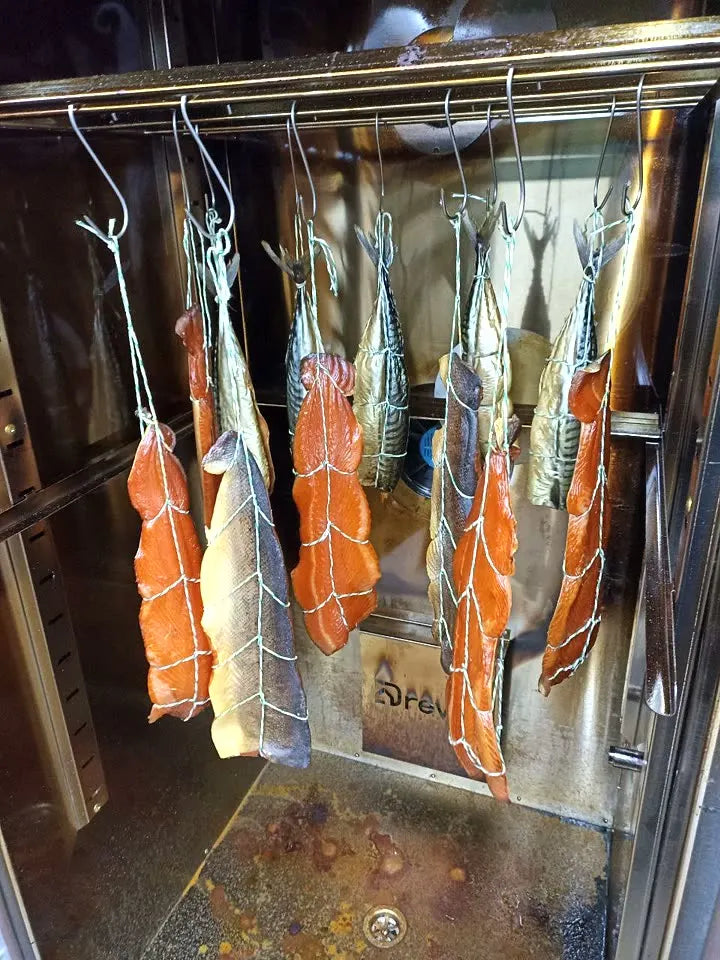 Lachs in der Kammer – Heißräuchern, Räucherofen DREVOS Classic PRO