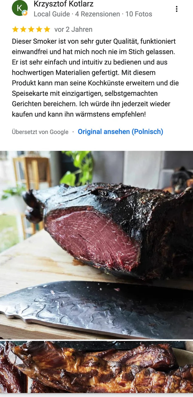 DREVOS-Kundenbewertung bei Google: Krzysztof Kotlarz, 5 von 5 — Screenshot