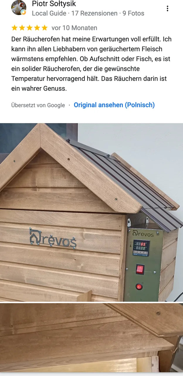 DREVOS-Kundenbewertung bei Google: Piotr Sołtysik, 5 von 5 — Screenshot