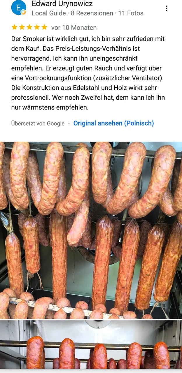 DREVOS-Kundenbewertung bei Google: Edward Urynowicz, 5 von 5 — Screenshot