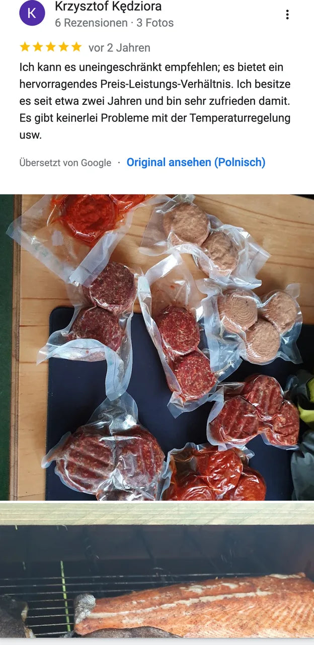 DREVOS-Kundenbewertung bei Google: Krzysztof Kędziora, 5 von 5 — Screenshot