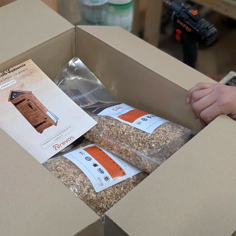Wir verpacken das Zubehör separat — DREVOS