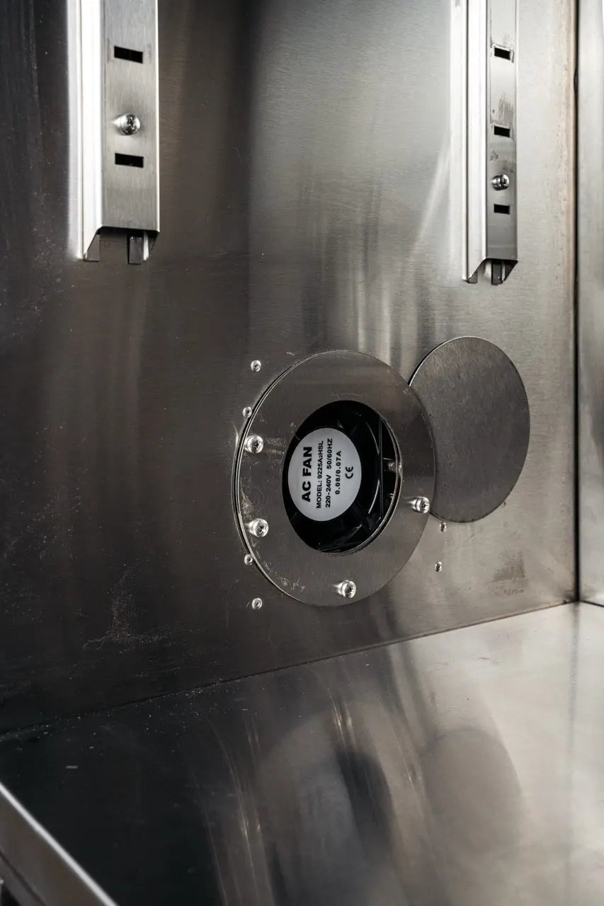 AC-Konvektionsventilator DREVOS Smoke Chamber 50 für gleichmäßiges Trocknen und Räuchern
