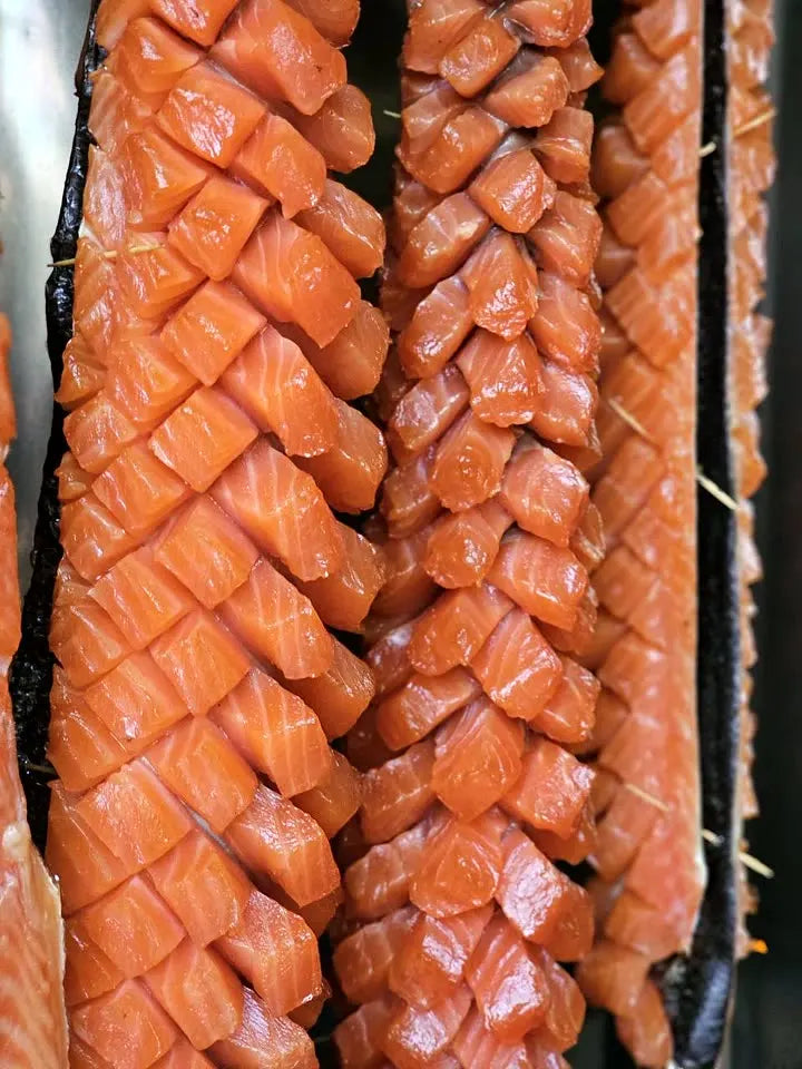 Lachsfilet – heißgeräuchert, DREVOS Smoke Chamber 50