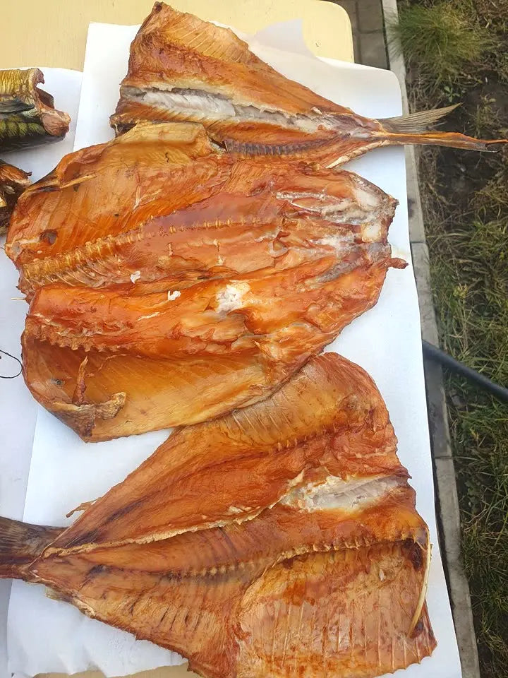 Makrelenfilet — Heißräuchern, Räucherkammer DREVOS Smoke Chamber 50+