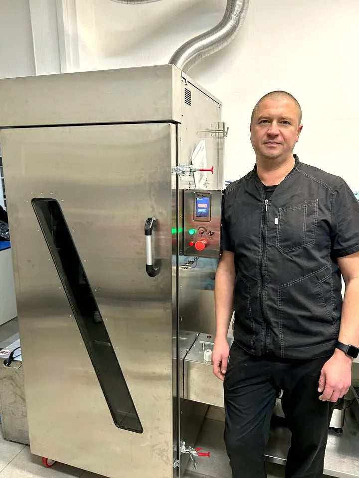 Große Beladung — Heißräuchern, Räucherkammer DREVOS Smoke Chamber 50+